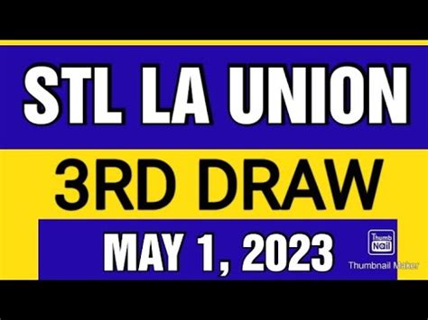 stl la union result today 3rd draw|STL Result Today, June 26, 2024 .